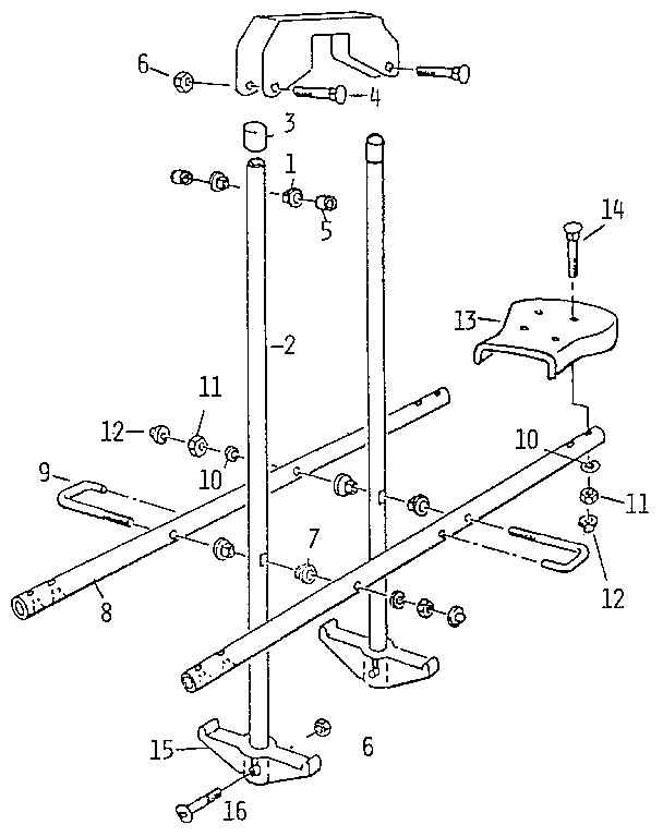 Sears 7864122 airglide assembly diagram