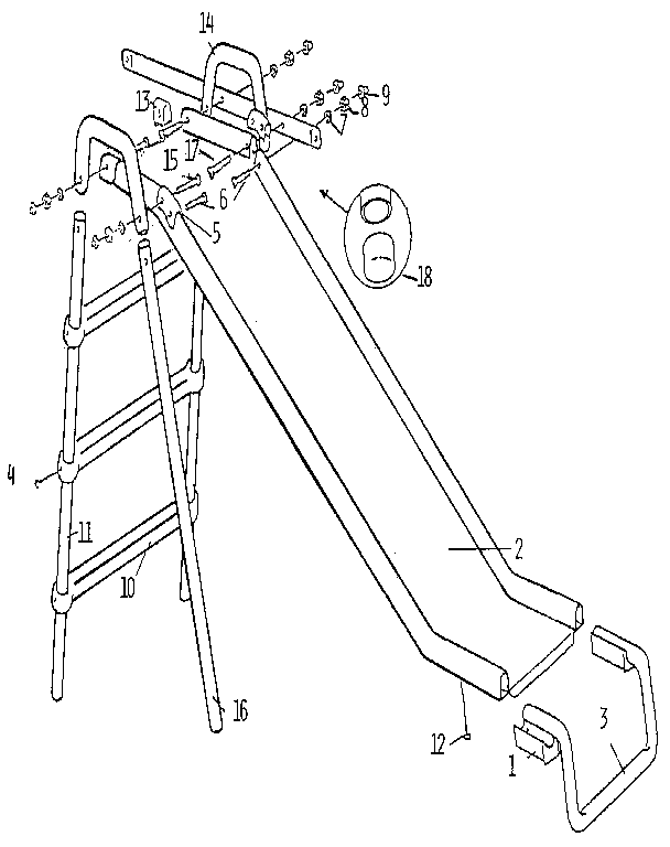 Sears 7864122 slide assembly diagram