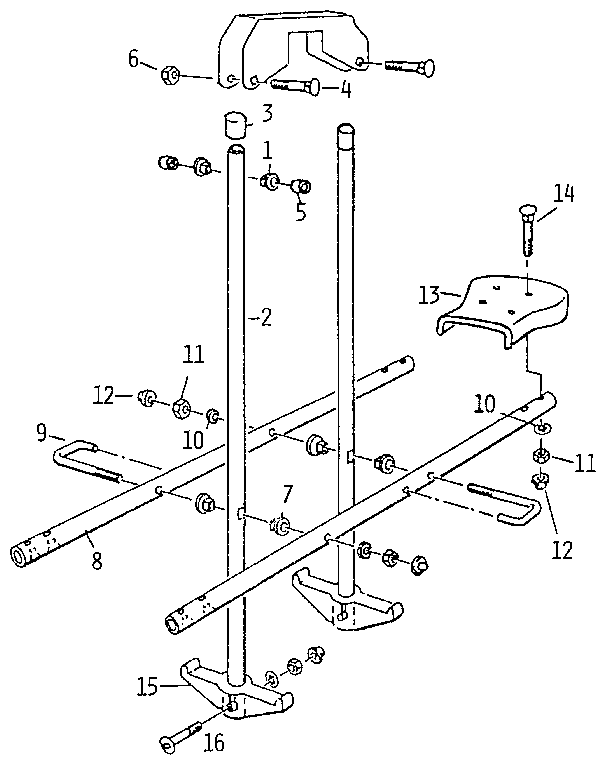 Sears 62739 airglide assembly diagram
