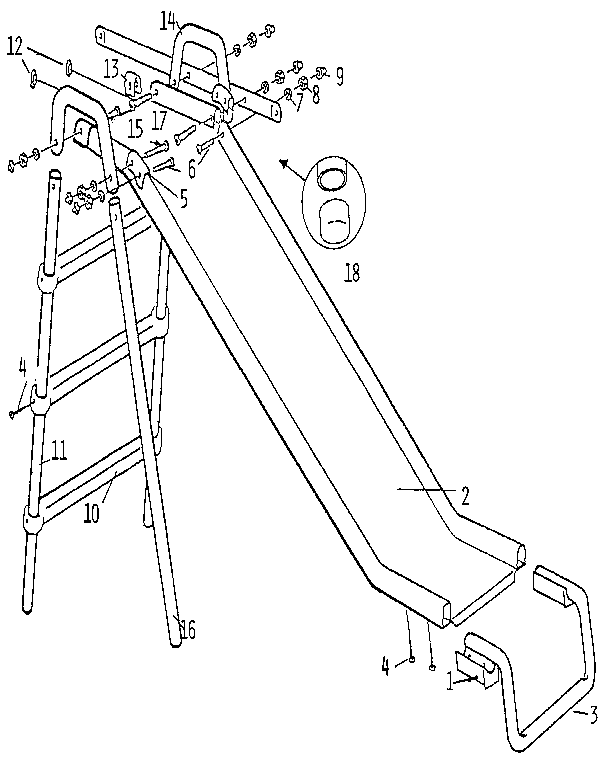 Sears 62739 slide assembly diagram