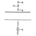 Sears 78630006 top bar assembly diagram