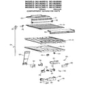 Kenmore 3639638580 compartment separator diagram