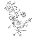 Troybilt 8655R(340150400101-340150499999) handle assembly diagram
