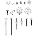 Kenmore 41515420 screw and nut assembly package diagram