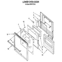 KitchenAid KEMS377XBL2 lower oven diagram