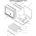 KitchenAid KEMS377XBL2 microwave compartment diagram
