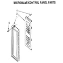 KitchenAid KEMS377XBL2 microwave control panel diagram