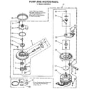 Whirlpool DU8950XX0 pump and motor diagram