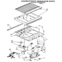 Whirlpool ET22RMXYW00 compartment separator diagram