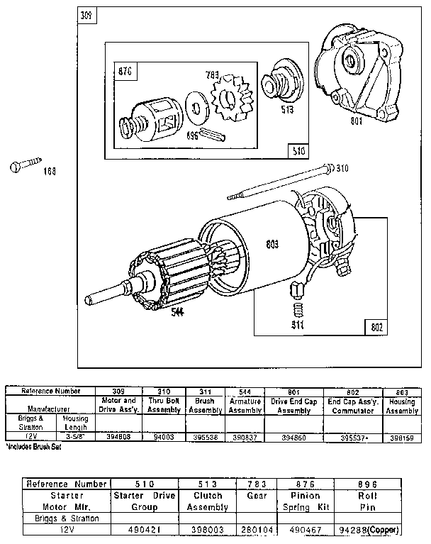 Craftsman 917255970 starting motor diagram
