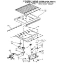 Whirlpool E18PKXYG00 compartment separator diagram