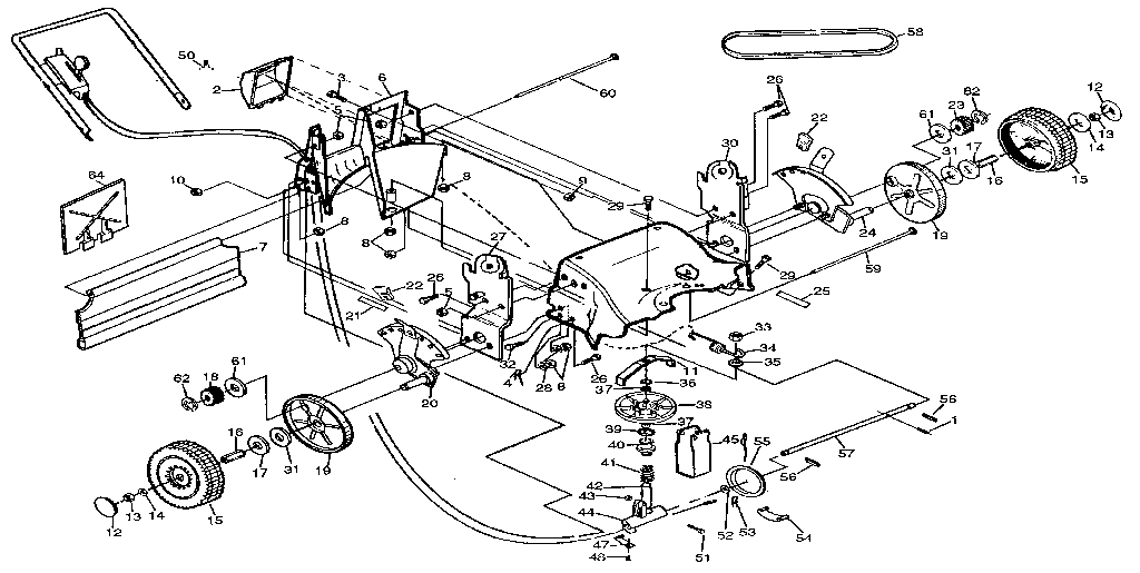 Craftsman 917373491 drive assembly diagram