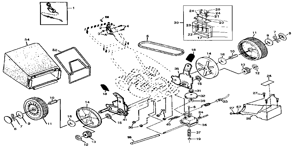 Craftsman 917373581 drive assembly diagram