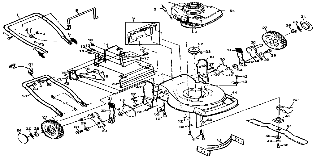 Craftsman 917373260 main frame diagram