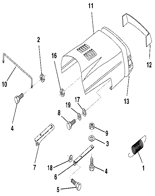 Craftsman 917256922 hood diagram