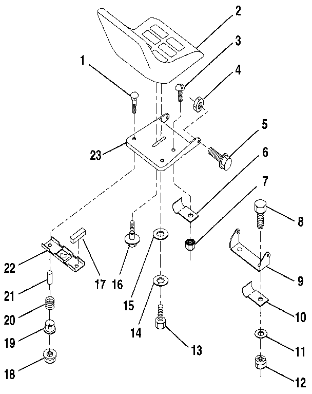 Craftsman 917256922 seat diagram