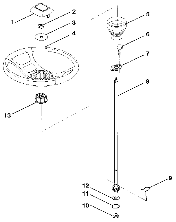 Craftsman 917256922 steering wheel diagram