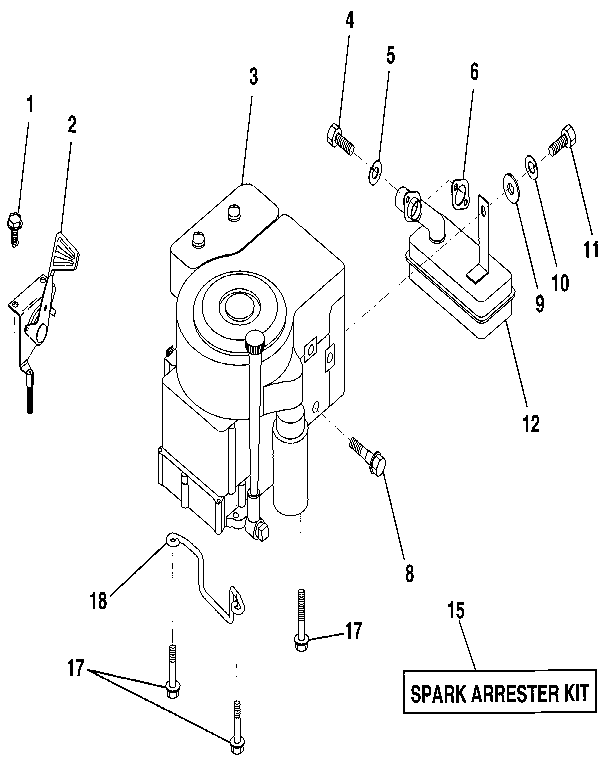Craftsman 917256922 engine/throttle diagram