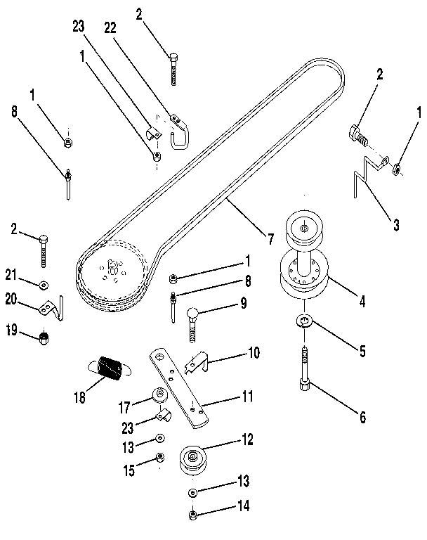 Craftsman 917256922 ground drive diagram
