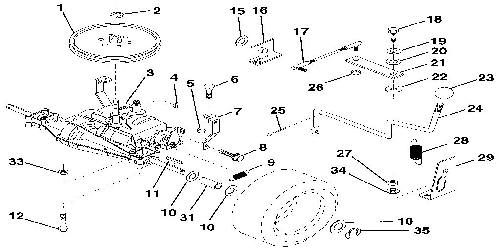 Craftsman 917256922 transaxle diagram