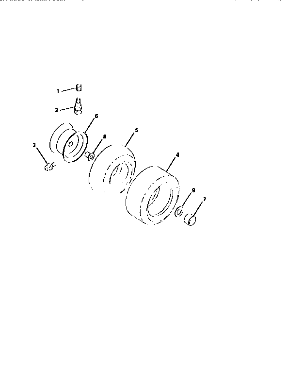 Craftsman 917256922 wheels and tires diagram