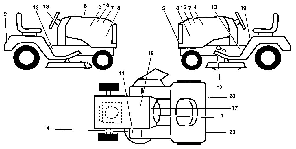 Craftsman 917255970 decals diagram