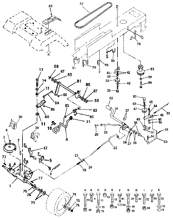 Craftsman 917255695 drive diagram