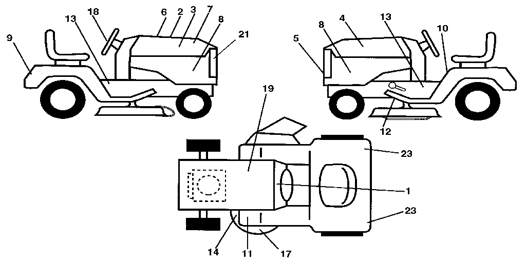Craftsman 917255695 decals diagram