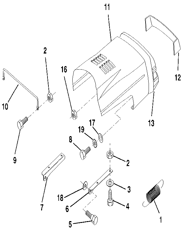 Craftsman 917256920 hood diagram