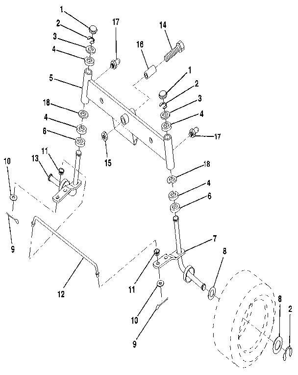 Craftsman 917256920 front axle diagram
