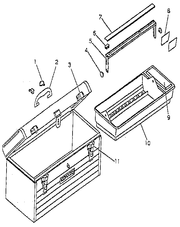 Craftsman 706650080 unit parts diagram