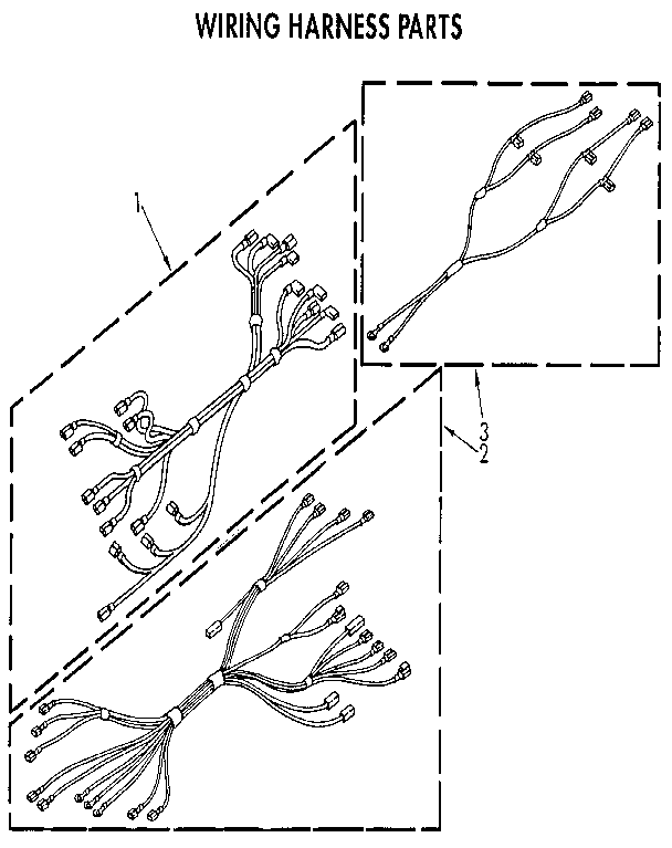 Whirlpool RF366BXVW2 wiring harness diagram