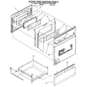 Whirlpool RF395PXXN0 door and drawer diagram