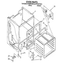 Whirlpool RF395PXXN0 oven diagram