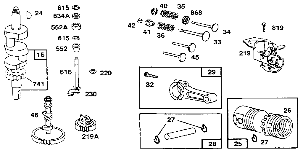 Craftsman 536255870 crankshaft diagram
