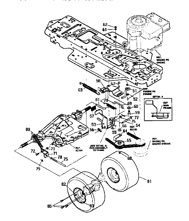 Craftsman 536255860 motion drive assembly diagram