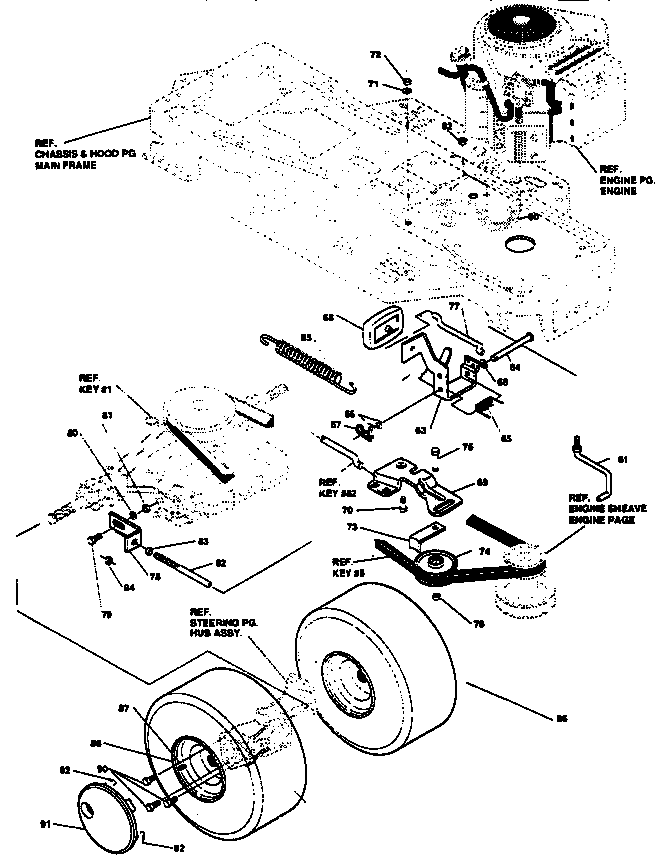 Craftsman 536255870 motion drive assembly diagram