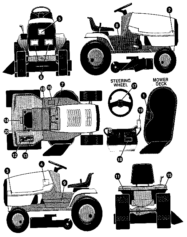 Craftsman 536255870 decals diagram
