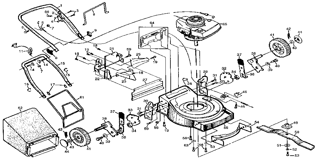 Craftsman 917372286 main frame diagram