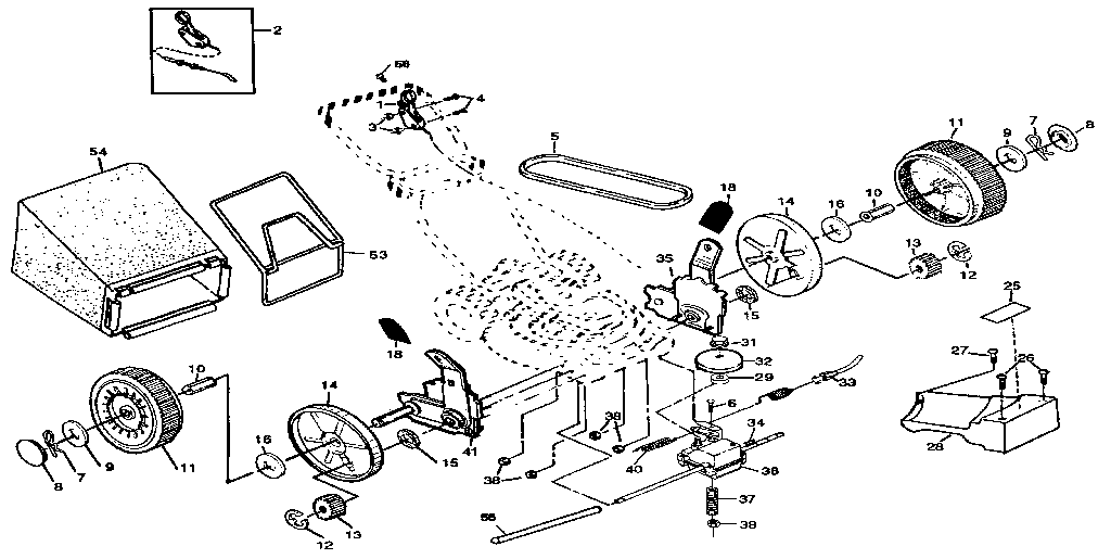 Craftsman 917374671 drive assembly diagram