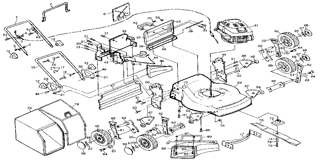 Craftsman 917383371 replacement parts diagram
