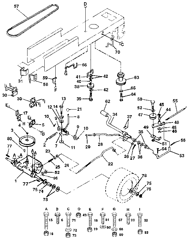 Craftsman 917255420 drive diagram