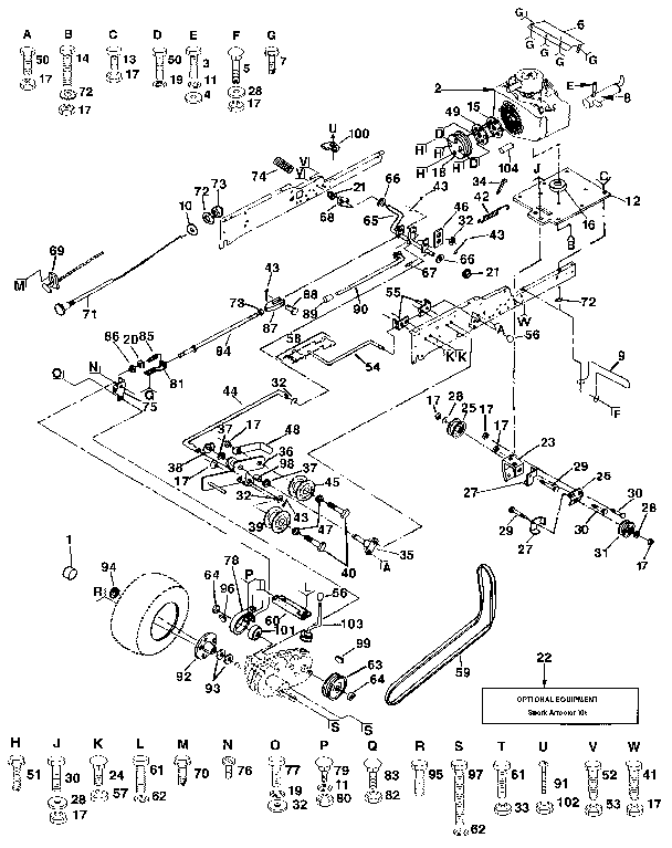 Craftsman 917255961 ground drive diagram