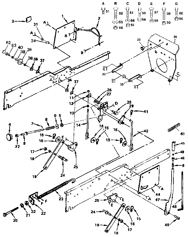 Craftsman 917255961 lift assembly diagram