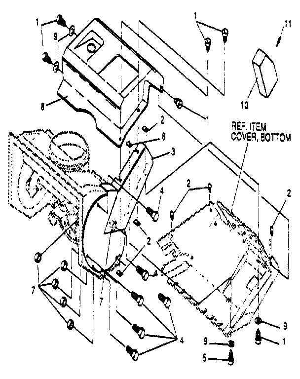 Craftsman 536883210 belt cover diagram