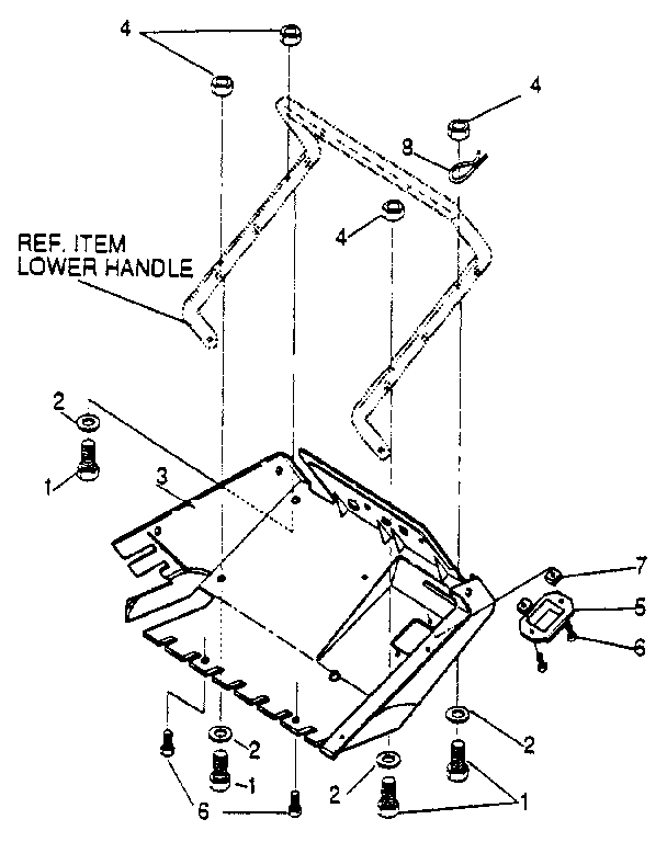 Craftsman 536883210 bottom cover diagram