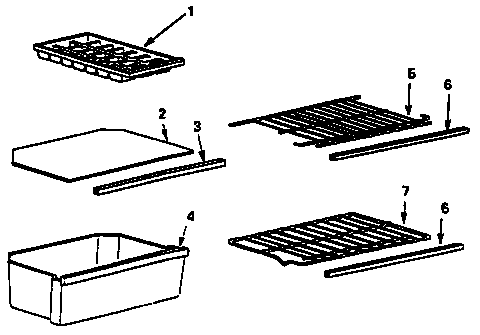 Craftsman 5649630480 shelves and accessories diagram