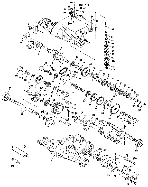 Craftsman 143820-010C replacement parts diagram