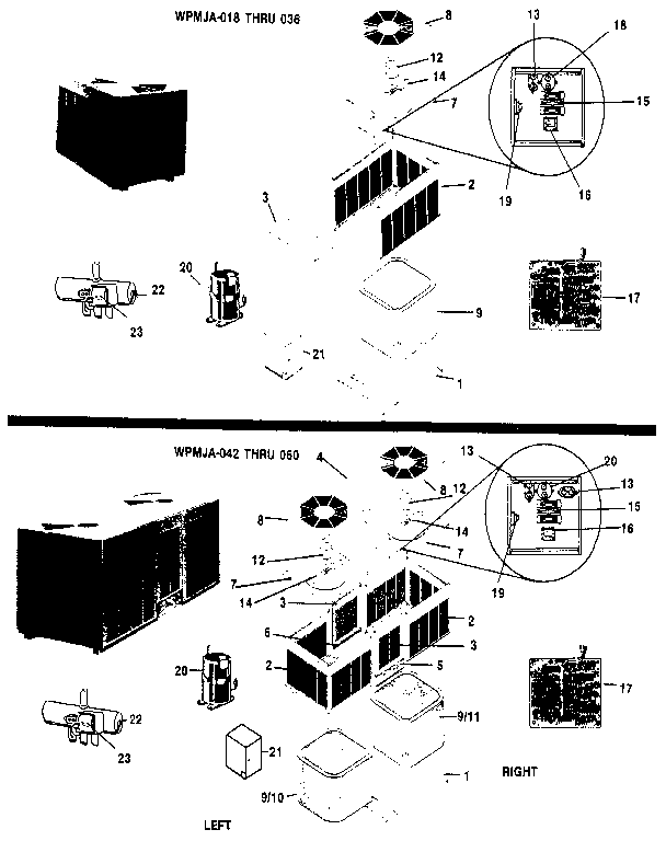 Weatherking WPMJA-060C replacement parts diagram