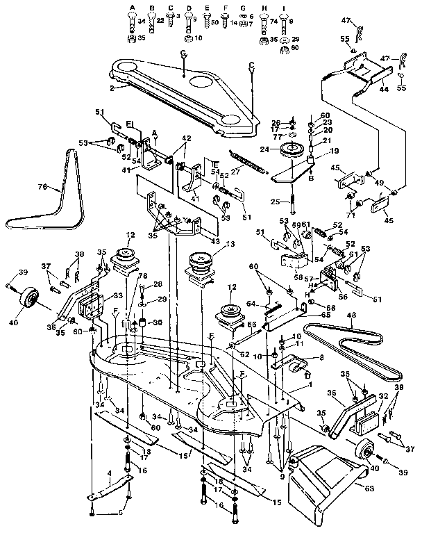 Craftsman 917253891 mower diagram